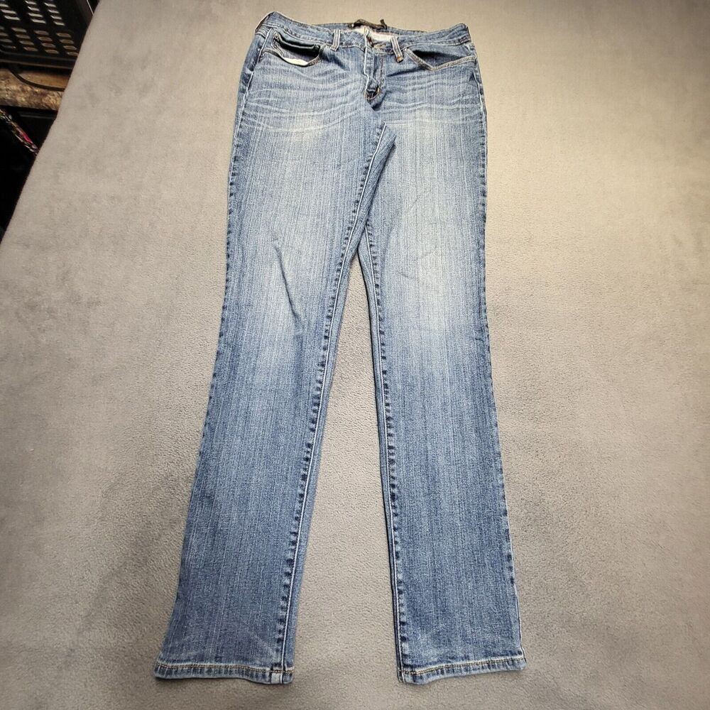 Levis Jeans Womens 10 Blue Bold Curve Skinny Distressed Stretch Denim